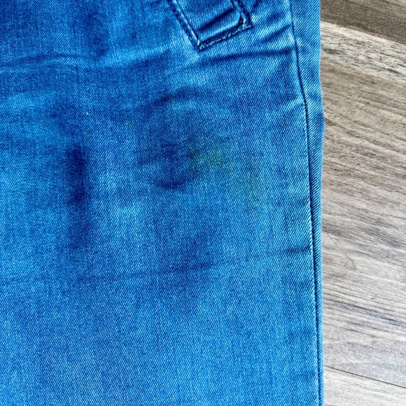 Old Navy The Flirt Size 6 Mid Rise Wide Leg Lightweight Blue Jeans - Picture 10 of 16